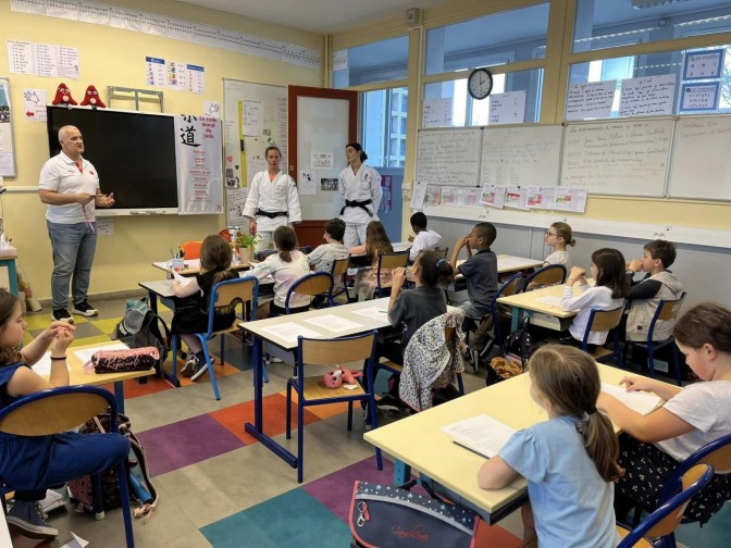 Image de l'actu 'Les judokas à la rencontre des écoliers'